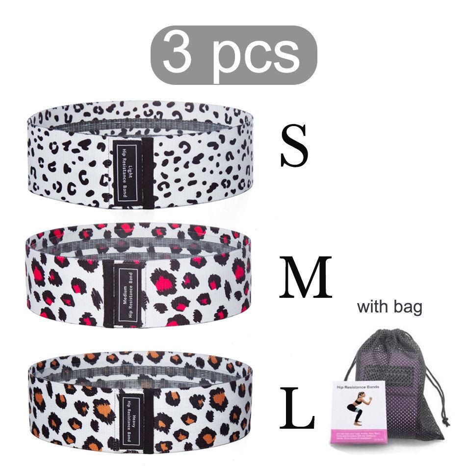 Exercise Workout Bands for Women and Men, 3 Set of Stretch Bands for Booty Legs for Yoga Starter, Pilates Flexbands