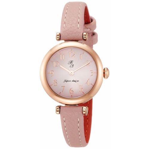 ALIAS F3 Classic Analog Waterproof Watch with Leather Strap, FP001PK7, Women's, Pink