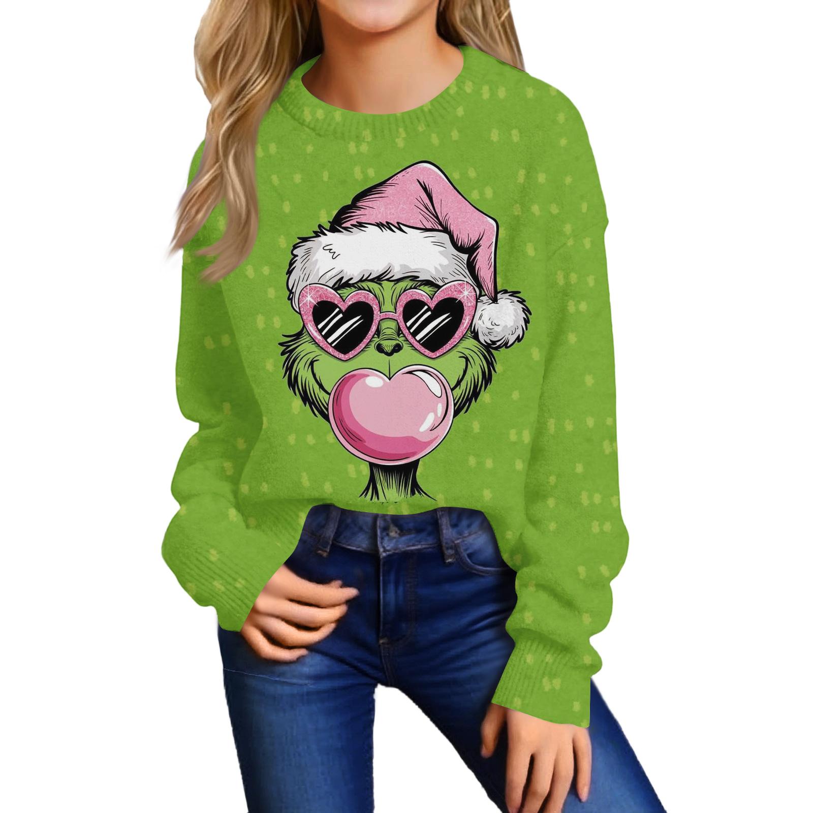 Girls  Hooded Tie- Sweatshirt - Pullover Print Top 140
