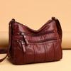 Classic Pu Leather Mens Crossbody Bag With Multiple Pockets For Daily Use