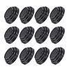 Car Door Cushion, Fits Fiat Panda H25.6 ~ Dobro R5.5 ~ Dobro Maxi, R5.5 ~, Black, Set of 12