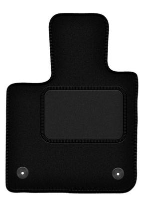 Driver's Mat Black For: Fiat E-500X / 500x Electric Crossover (2019-)
