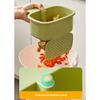 Space Efficient Sink Strainer Press Dumping Drain Basket Compacts Kitchen Storage Tray Plastic Food Catchers Organizers