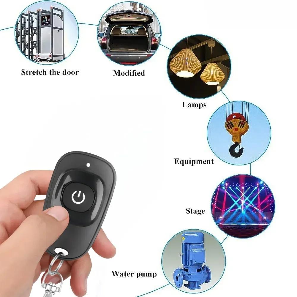 Universal Wireless Remote Control Switch DC 12V 1CH Relay Receiver Module Smart Home Lamp Fan Lights Switch RF EV1527 Learning Code Transmitter