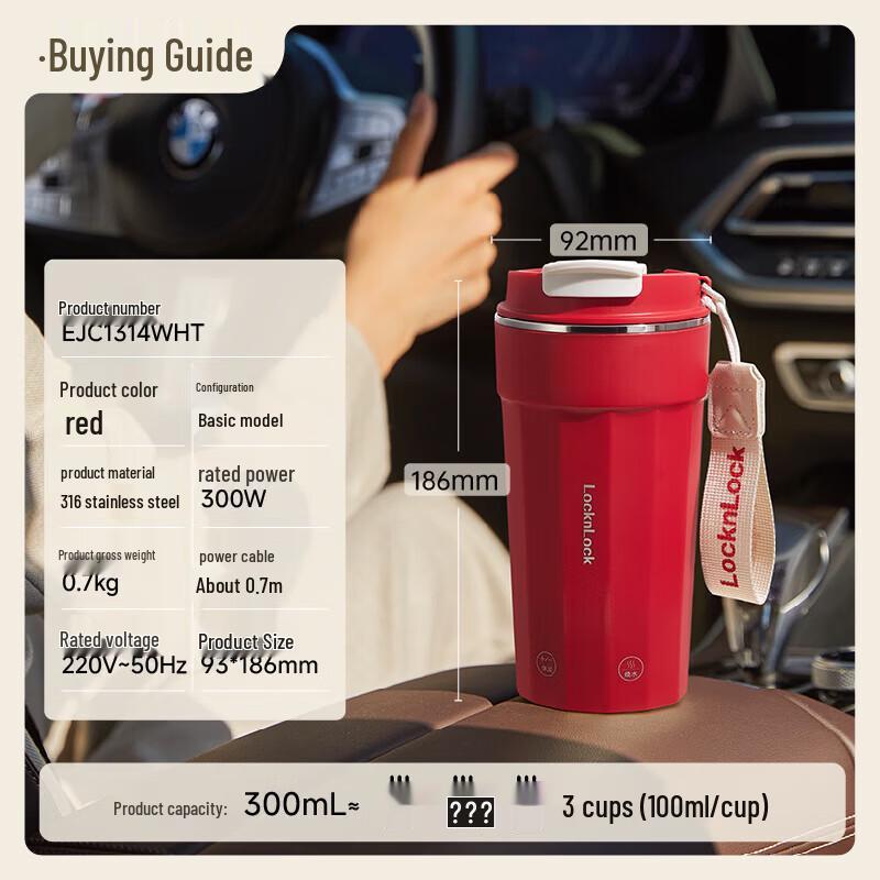 LocknLock Portable Electric Heating Cup