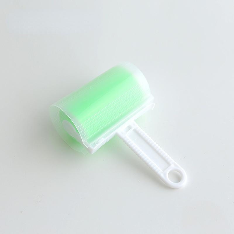 

1 шт. Гарячий засіб для видалення, щітка, що миється, очищувач пуху, липкий засіб для збирання ворсу, валик, килим, пил, шерсть домашніх тварин, одяг, багаторазовий необхідний інструмент для дому зелений