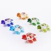Colorful Mini Glass Sea Turtle Figurines Handicraft Sea Turtle Sea Animal Collectibles Tiny Turtle Glass Home Decor Ornaments