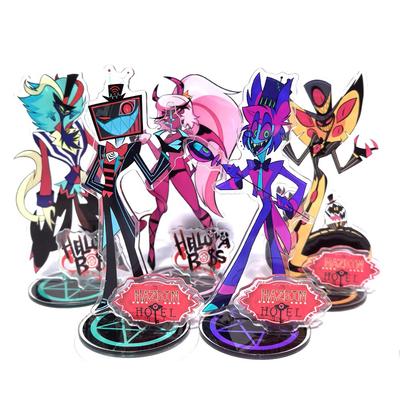 Anime Helluva Boss Figure Moda Supporto Acrilico Action Figure Accessori Collezione Ornamenti da Tavolo Regalo per Bambini