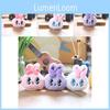 Adorable Plush Bunny Coin Purse Cute Keychain Doll Soft Stuffed Animal