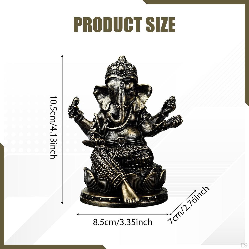 Lord Statue Figurine Art Decoration Buddha Sculpture Ornament for Tabletop Centerpiece Bookshelf