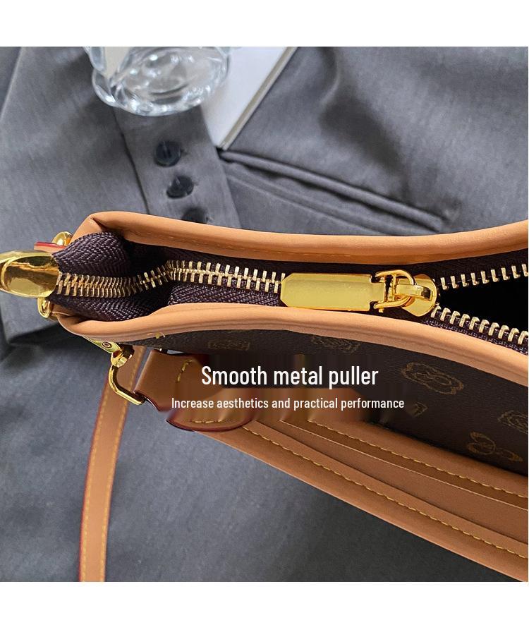 High-End Versatile Large Capacity Tote Bag: Luxury Shoulder/Crossbody Commuter Bag for Women