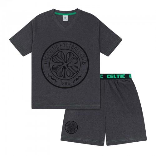 Celtic FC Mens Crest Short Pyjama Set