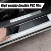10/7/5/3cm Car Sticker Matte Black Vinyl Wrap Film Car Modification Film Car Interior Decorative Stripe Color Changing Film Tape