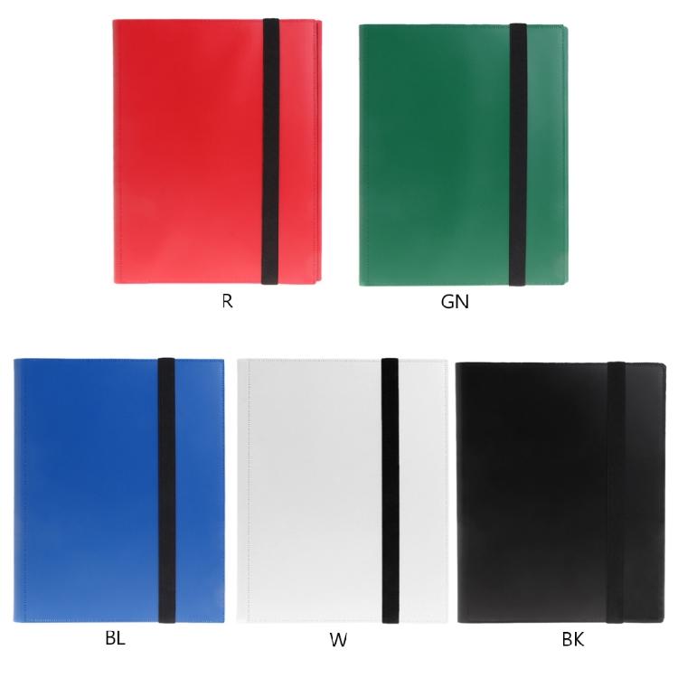 Doppelseitige Ordner Kartenhülle Tragekartenorganisator mit Riemen für Sammelkarte