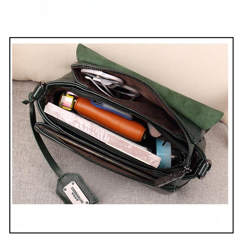 The New European and American Style Clamshell PU Leather Underarm Messenger Pillow Boston Large-capacity Female Bag One-shoulder Portable Diagonal Bag
