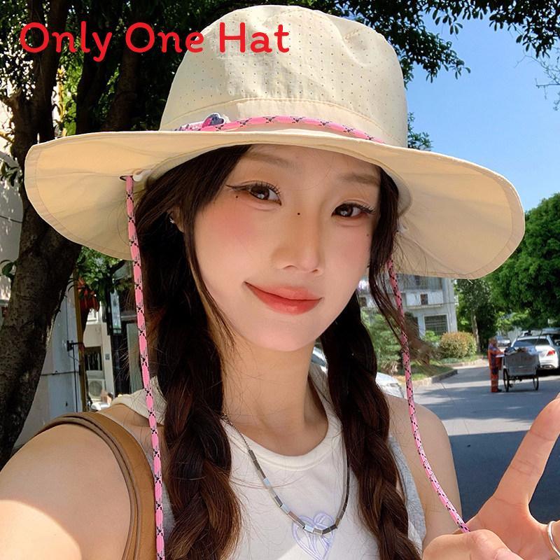 

Дышащая сетчатая летняя рыбацкая шляпа с защитой от солнца и складной конструкцией для женщин бежевый