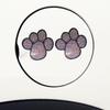 2/3/4PCS Puppy Footprint Water Coaster Durable Self-adhesive Car Decor Body Stickers Universal Multi-color