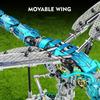Non-Toxic 866Pcs Mechanical Dragonfly Building Blocks Insect Series Model Light Bricks Desktop Decoration Diy Toys For Kids Holiday Gifts