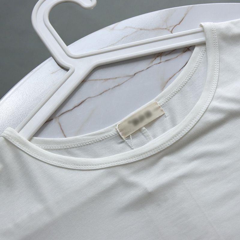 Women's Modal Irregular Short-Sleeve Tunic - Lightweight, Loose Fit for Spring/Summer, with Sun Protection