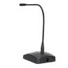 Gooseneck Microphone Desktop 6.35mm Cable Gooseneck Microphone with Light for Conferences Broadcast Recording