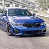 Für BMW G20 G21 G28 330i M340i 2019-2025 MP Style Auto Frontstoßstange Splitter Lippe Diffusor Schutz Karosseriekit Abdeckung