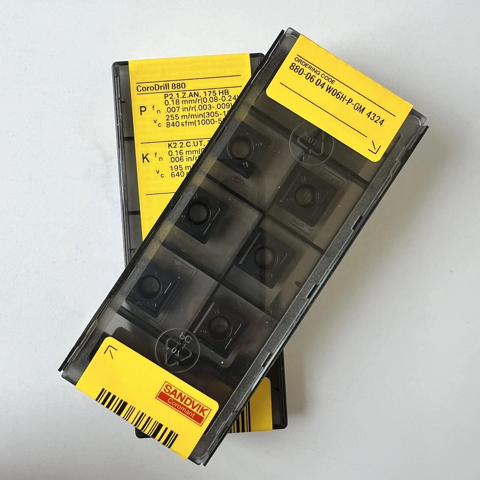 

Original Sandvik / 880-0604W06H-P-GM 4324 /CNC lathe carbide blade tool 10 Pcs