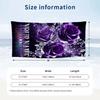 Floral Garden Theme Beach Towel Personalized Custom Name & Text Soft Quick Dry Beach Towel for Swimming Travel