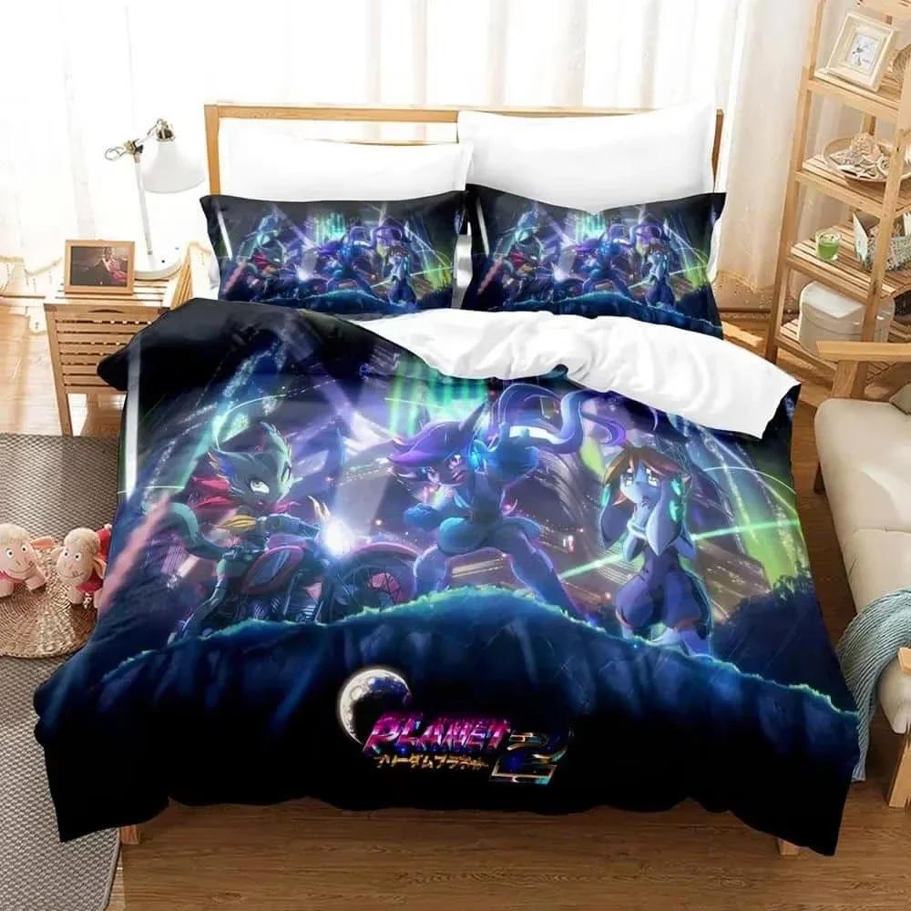 Top New Game Fredom Planet Beding Set Printed Bed Linen Set With Pilowcase Bed Soft Duvet Cover Soft Single Double Quen Super King-Sized Dimensionsd