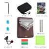 LingTing Kalimba 42 Keys Chromatic Thumb Piano American Black Walnut Wood with Storage Case Hanonkai Kalimba To the Beginner-Friendly "Listening Moon"