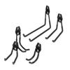 5PcsCelsiusSet 40kg Garage Storage Double Hooks Heavy Duty Wall Mount   Hold     for RV Basement Ch  Ladd  Bike