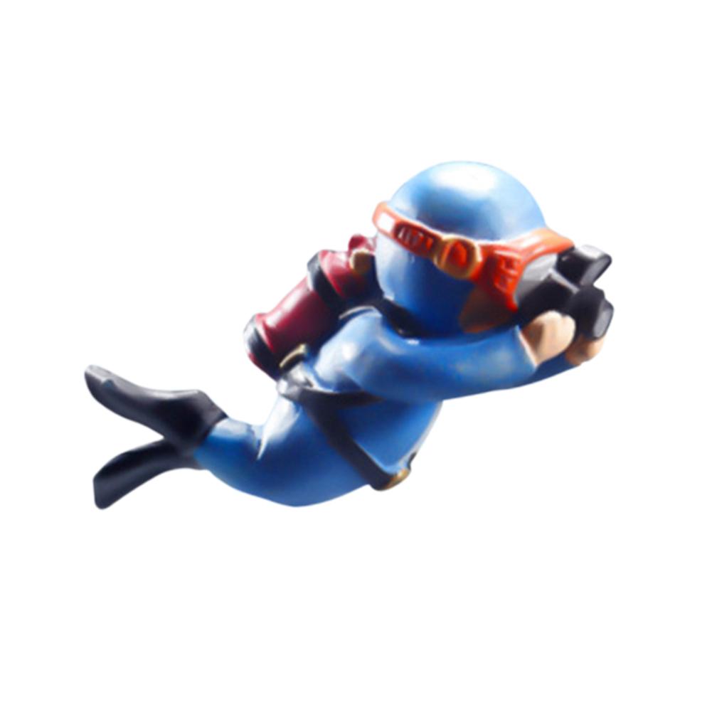 Miniature Diver Figure Diving Model Action Figure Miniature Sea Animal Model Ornaments Aquarium Decor Fish Tank Figurine Decor