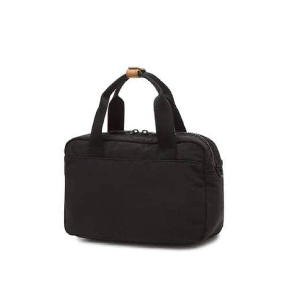 Daks Black Two Zipper Tote And Crossbag Dbba6eg30bk