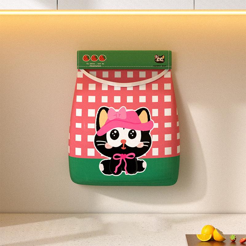 

Garbage Bag Storage Artifact Wall-Mounted Kitchen Large-Capacity Net Bag Convenient Bag Shopping Bag Bag Plastic Mesh Bag A4