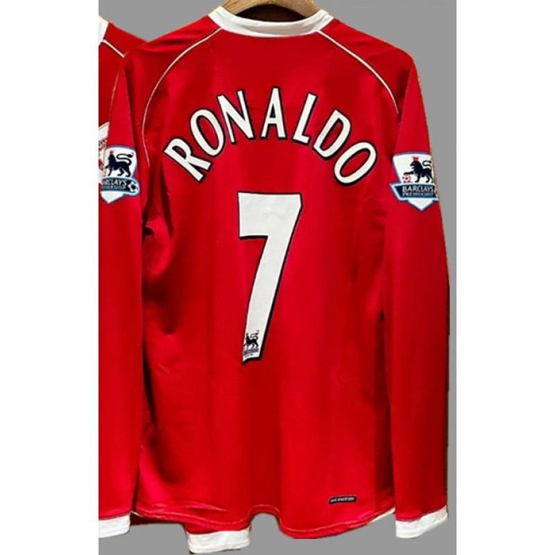 Retro Long Sleeve Soccer Jersey Football Shirt Men Women Vintage Legends Print Sports Training Top