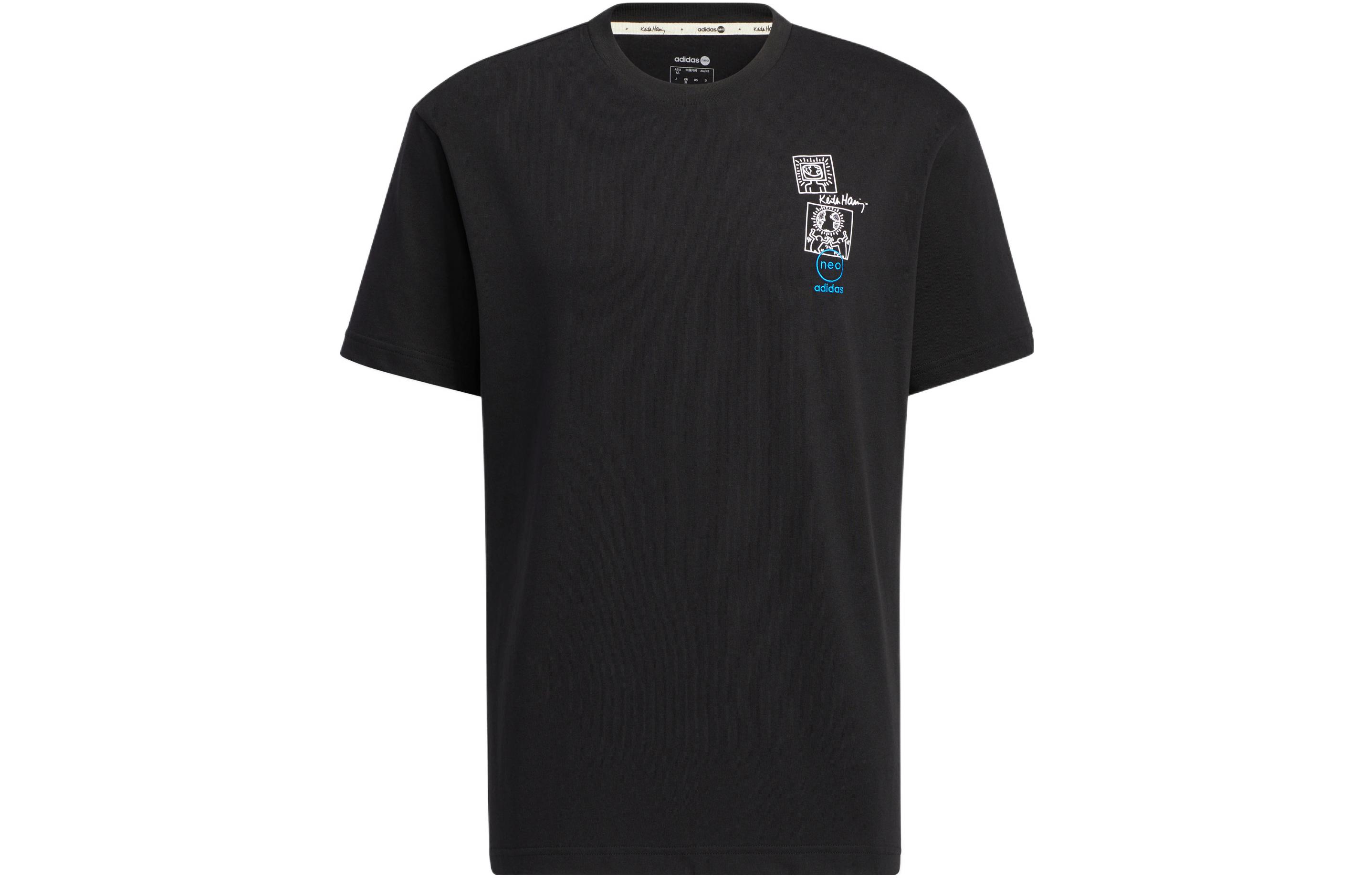 Adidas Neo x ·/Keith Haring T Shirt Men s Black HD7269 S