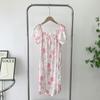 2025 New Arrival Nightdress Summer Floral Pajamas Loose Short Sleeve Thin Girl's Dress Special Offer Female Summer Home Wear