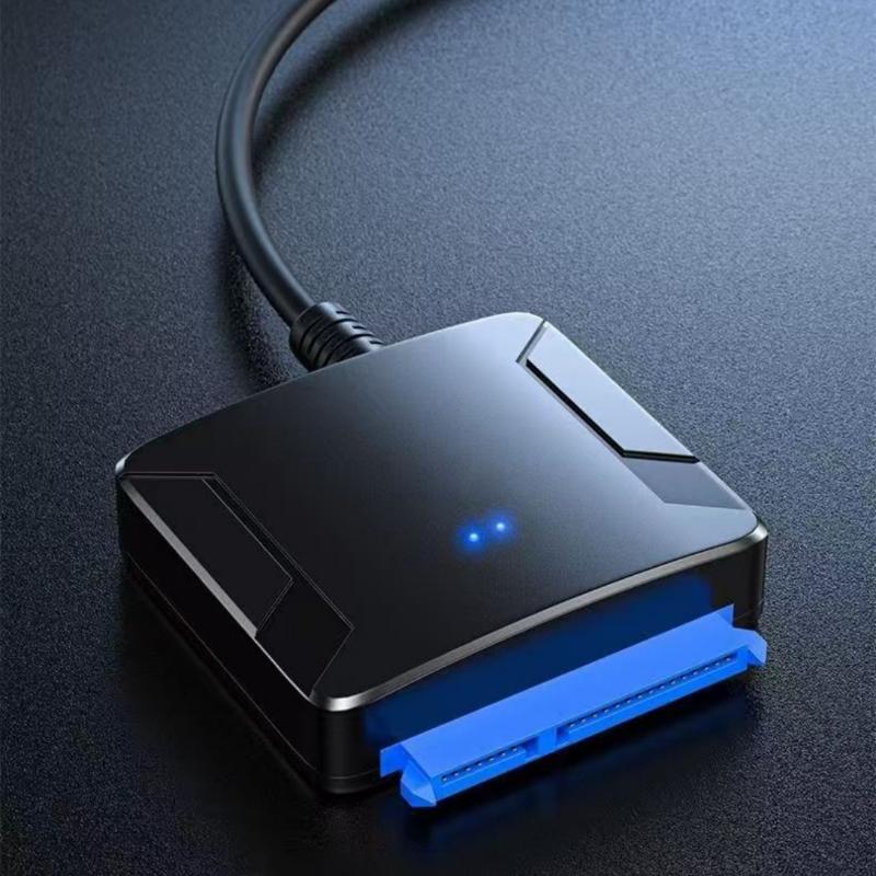 1 Set 3.5/2.5 Inch Ssd Hdd Hard Drive Disk Converter Sata To Usb 3.0 Adapter Cable Support Uasp 12V Us Eu