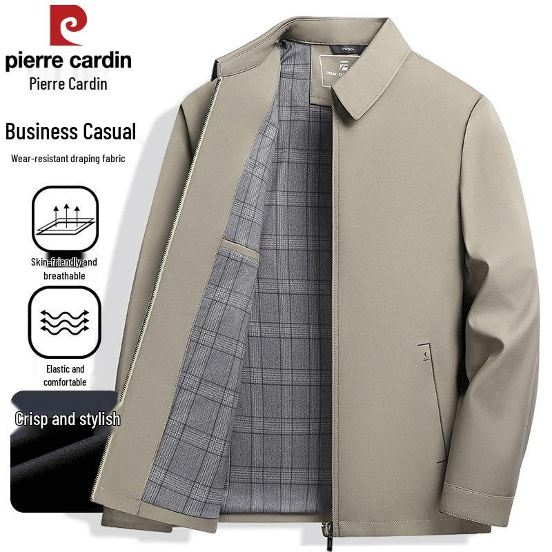 Pierre Cardin Men s Milk Silk Wrinkle-Free Business Casual Jacket 180