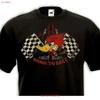 Born A Race Hot Rod Custom V8 T Shirt Motorcyclist Muscles Car Signal Vintage Fashion Designer Clothes Slightly Vintage