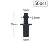 50pcs 3/5 4/7mm Garden Hose Barbed Connectors Tee Elbow Cross End Plug Fitting Coupling Drip Irrigation System Watering