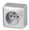 Berg Single Socket N/T Gnt 2P+Z Silver 3733-06