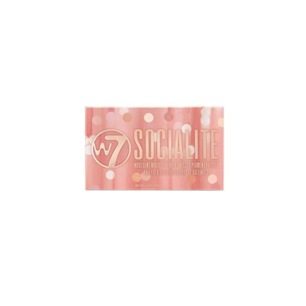 

W7 Socialite Pressed Pigment Palette - 18 Pink Nude Colors