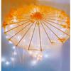 LED Przędza Jedwabna Tkanina Koronka Dekoracyjny Parasol Plażowy Parasol Księżniczka Chiński Japonia Parasol Drama Craft Parasol Cosplay