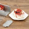 Tiramisu-Form aus Edelstahl, handelsübliche rechteckige Backform für Kuchenschichten, antihaftbeschichtete Mousse-Form für selbstgemachte Kuchen, Kekse und Schokolade