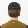 Salomon LOGO FLAT CAP (Logo Flat Cap) Unisex Outdoor Cap LC2682900 S/M Size Deep Black