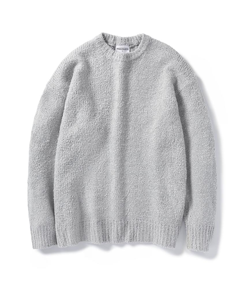 MINIMALPROJECT Boucle Round Knit Mnt104 [Cool Gray]