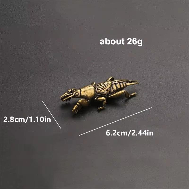 Brass Hermit Crab Sea Animal Statues Desktop Ornaments Handmade Bronze Ware Handicrafts Tea Pet Wholesale