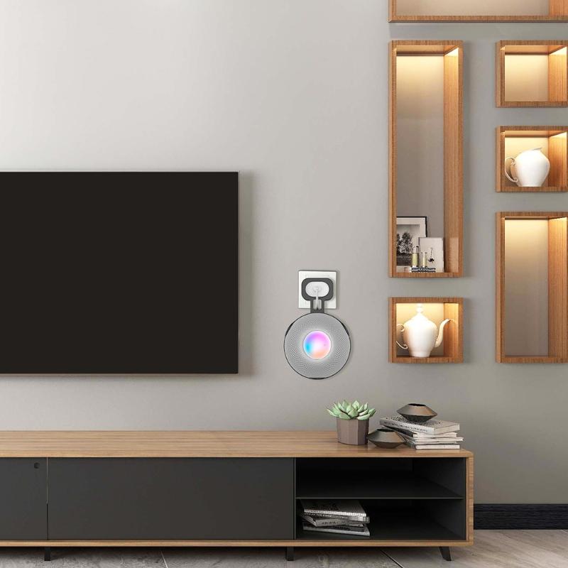Wall Mount Stand Hanger T Speaker Outlet Holder Space Saving Bracket Cable Hanger Holder For Home   Speaker