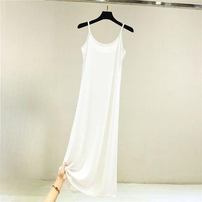 Summer Women Loose Strap Dress Thin Rayon Slip Dress Sleeveless Casual Comfortable Lightweight Outfit