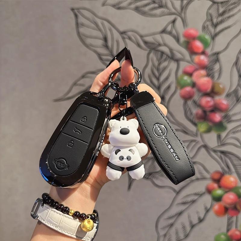 ANY2  Suitable for Dongfeng Nissan N7 Key Protection Cover 2025 Nissan N7 Special Car Key Shell Advanced Buckle Bag